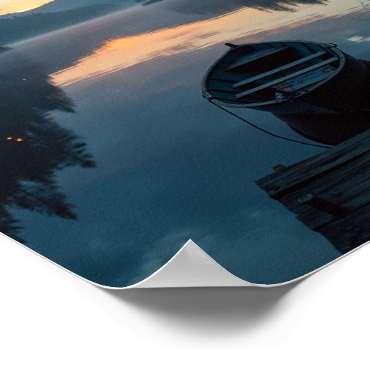 Lakeside Serenity Poster (Ecke)