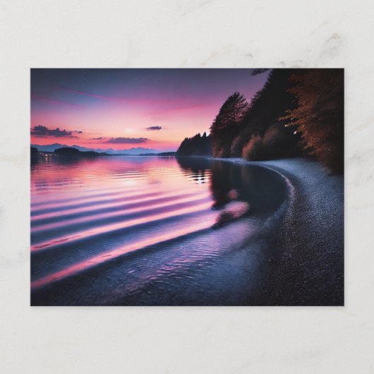 Lakeside Serenity - Postkarte (Vorderseite)