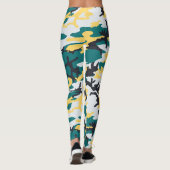 Lakeside-Tarnmuster Leggings (Rückseite)