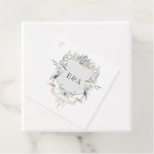 Lakeside Wedding Monogram Wappen Geschenkanhänger (Beispiel)