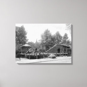 Lakesidedorf an der universellen Ausstellung Leinwanddruck