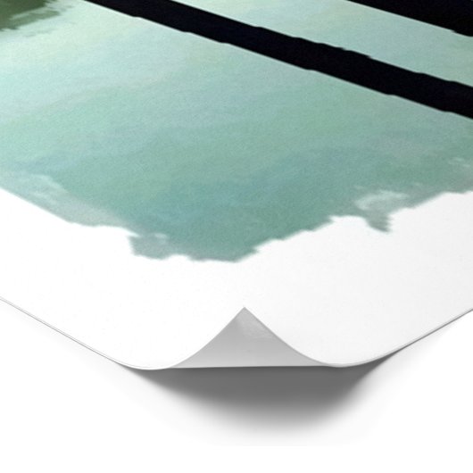 Lakeview Abstrakt Poster (Ecke)