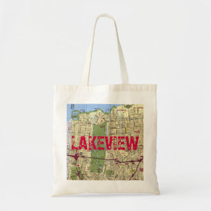 LAKEVIEW, New Orleans MAP Tragetasche