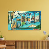 Lakeview, Oregon - Große Buchstabenszenen Leinwanddruck (Insitu (Wohnzimmer))