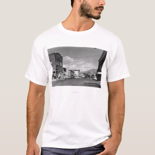 Lakeview, Oregonhauptstraßen-Ansicht-Fotografie #2 T-Shirt (Vorderseite)