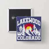 Lakewood, Colorado Button (Vorne & Hinten)