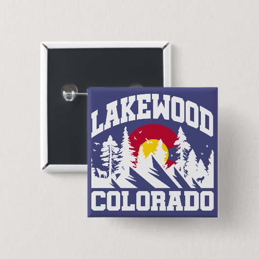 Lakewood, Colorado Button (Vorne & Hinten)