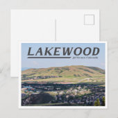 LAKEWOOD COLORADO POSTKARTE (Vorne/Hinten)