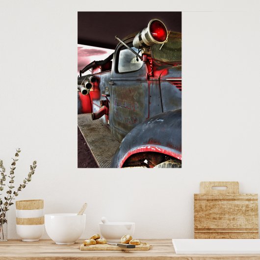 Lakewood Mountair Fire Dept. Poster (Küche)