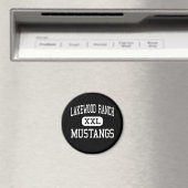 Lakewood Ranch - Mustangs - Hoch - Brasilien Magnet (In Situ (Geschirrspüler))