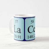 Lakey Periodenname Tasse (Vorderseite Links)