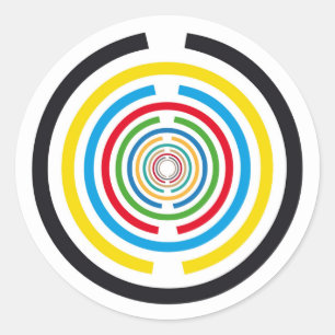 Lakhovsky Vitalscheibe, MWO Tesla Antenne, skalar Runder Aufkleber