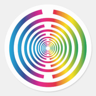 Lakhovsky Vitalscheibe, MWO Tesla Antenne, skalar Runder Aufkleber