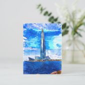 Lakhta Zentrum, Lahta, Sankt Petersburg / Russland Postkarte (Stehend Vorderseite)