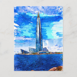 Lakhta Zentrum, Lahta, Sankt Petersburg / Russland Postkarte