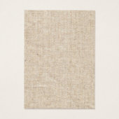 Lakierte Monogramm-Burlap-Ohrring-Display-Karten (Rückseite)