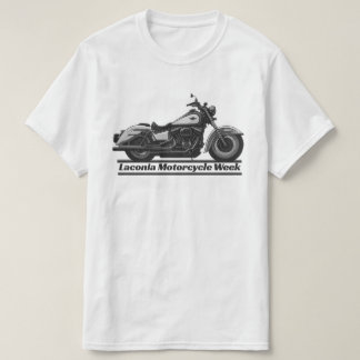 Lakonia Motorrad Week Black and White Biker Cool T-Shirt