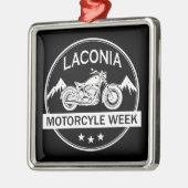 Lakonia Motorrad Week Ornament Aus Metall (Links)