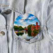 Lakonia, New Hampshire, landschaftliche Landschaft Button (Beispiel)