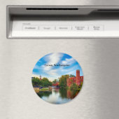 Lakonia, New Hampshire, landschaftliche Landschaft Magnet (In Situ (Geschirrspüler))