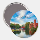 Lakonia, New Hampshire, landschaftliche Landschaft Magnet (Vorderseite/Rückseite)