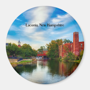 Lakonia, New Hampshire, landschaftliche Landschaft Magnet