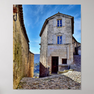 Lakoste Stadt berühmte Straße in Frankreich Europa Poster