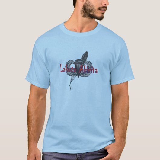 Lakota Akicita Fallschirmjäger T-Shirt (Vorderseite)