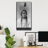 Lakota Amerikanische Ureinwohner Chief Sitting Bul Poster (Heimbüro)