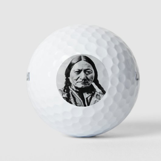 Lakota Chefübergabe: Sich auf Bull Fort Buford set Golfball (Vorderseite)