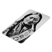 Lakota Chefübergabe: Sich auf Bull Fort Buford set Magnet (Linke Seite)