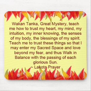 lakota Gebet mousepad