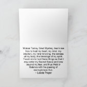 lakota Gebets-Grußkarte Karte (Innenseite)