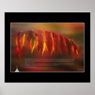 Lakota Gebets-Plakat Poster