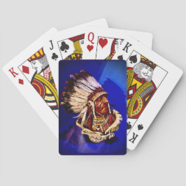 "Lakota-Häuptling" Klassische Spielkarten