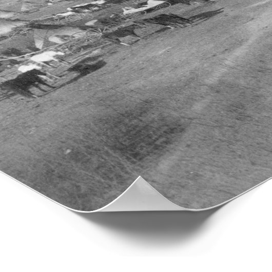 Lakota "Indian Camp" Fotografie Poster (Ecke)