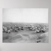 Lakota "Indian Camp" Fotografie Poster (Vorne)