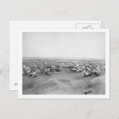 Lakota "Indian Camp" Fotografie Postkarte (Vorne/Hinten)