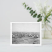 Lakota "Indian Camp" Fotografie Postkarte (Stehend Vorderseite)