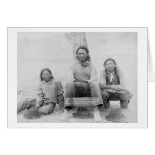 Lakota indische Teenager in Western Dress