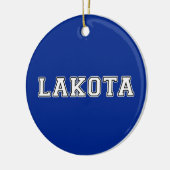 Lakota Keramikornament (Links)