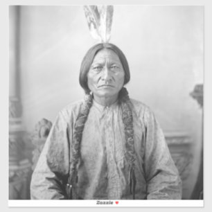 Lakota Leader sitzt Bull Native Amerikanische Urei Aufkleber