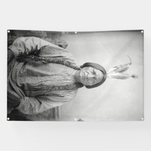 Lakota Leader sitzt Bull Native Amerikanische Urei Banner