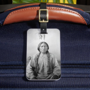 Lakota Leader sitzt Bull Native Amerikanische Urei Gepäckanhänger