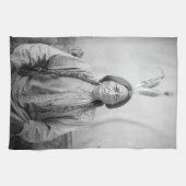 Lakota Leader sitzt Bull Native Amerikanische Urei Geschirrtuch (Horizontal)