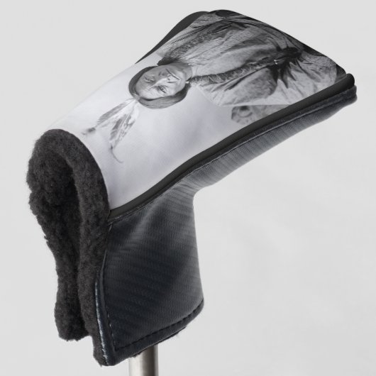 Lakota Leader sitzt Bull Native Amerikanische Urei Golf Headcover (3/4 Vorderseite)