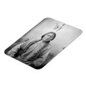 Lakota Leader sitzt Bull Native Amerikanische Urei Magnet (Linke Seite)
