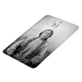 Lakota Leader sitzt Bull Native Amerikanische Urei Magnet (Linke Seite)