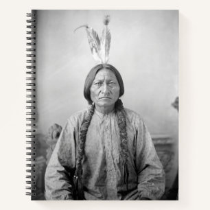 Lakota Leader sitzt Bull Native Amerikanische Urei Notizblock