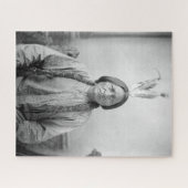 Lakota Leader sitzt Bull Native Amerikanische Urei Puzzle (Horizontal)